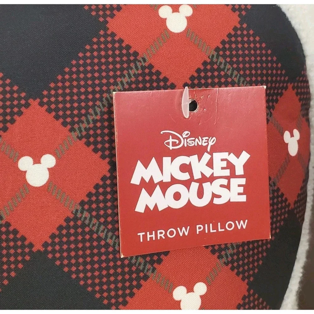 Christmas‎ Throw Pillow Mickey Mouse & Minnie Mouse Disney New with tags (2)